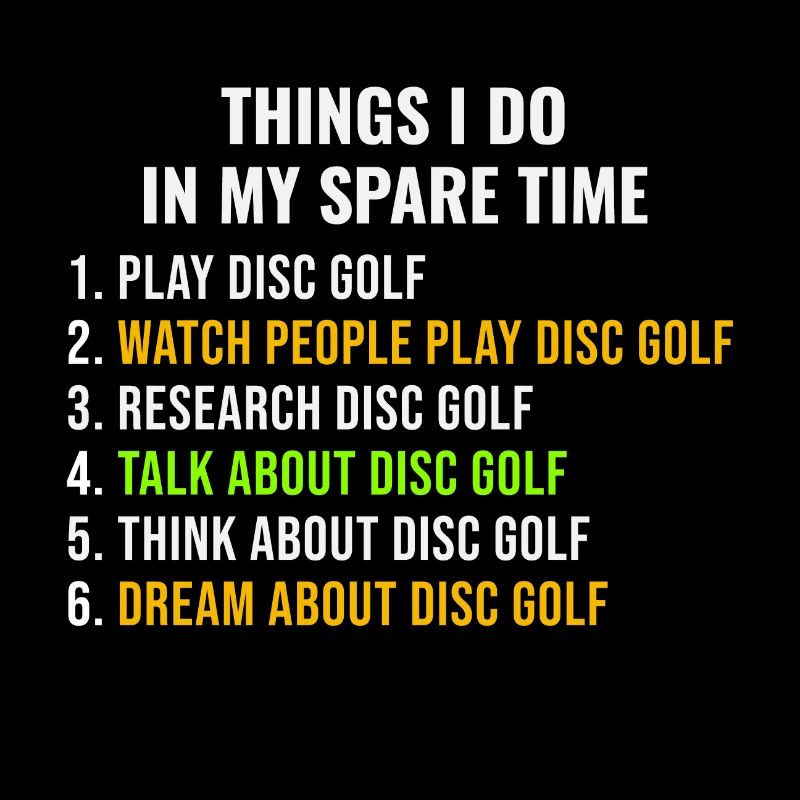 Disc Golf Player Golfer Frisbee Funny Saying Gift