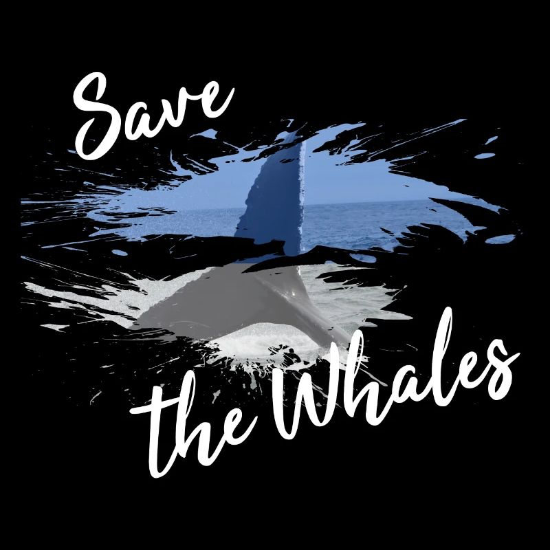 Save the Whales Fin WhaleFish Gift Save