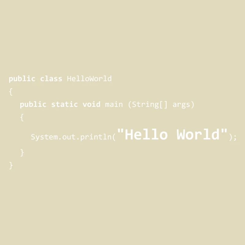 JAVA Hello Monde