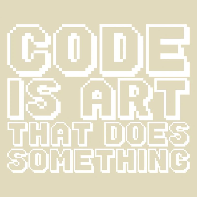 Code Is Art That Does Something