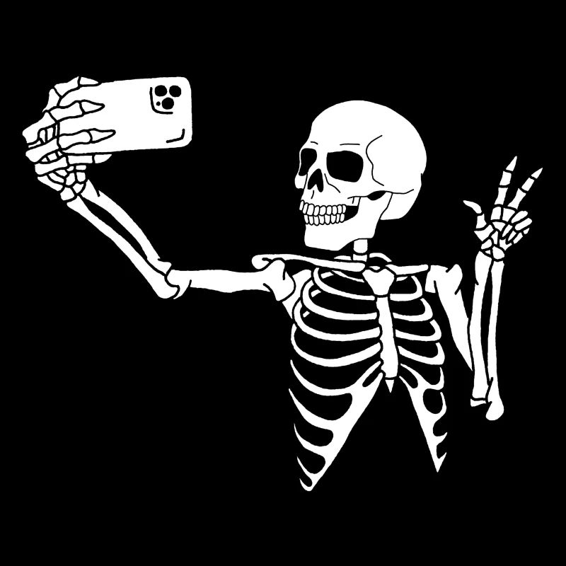 Selfie mortel (blanc)
