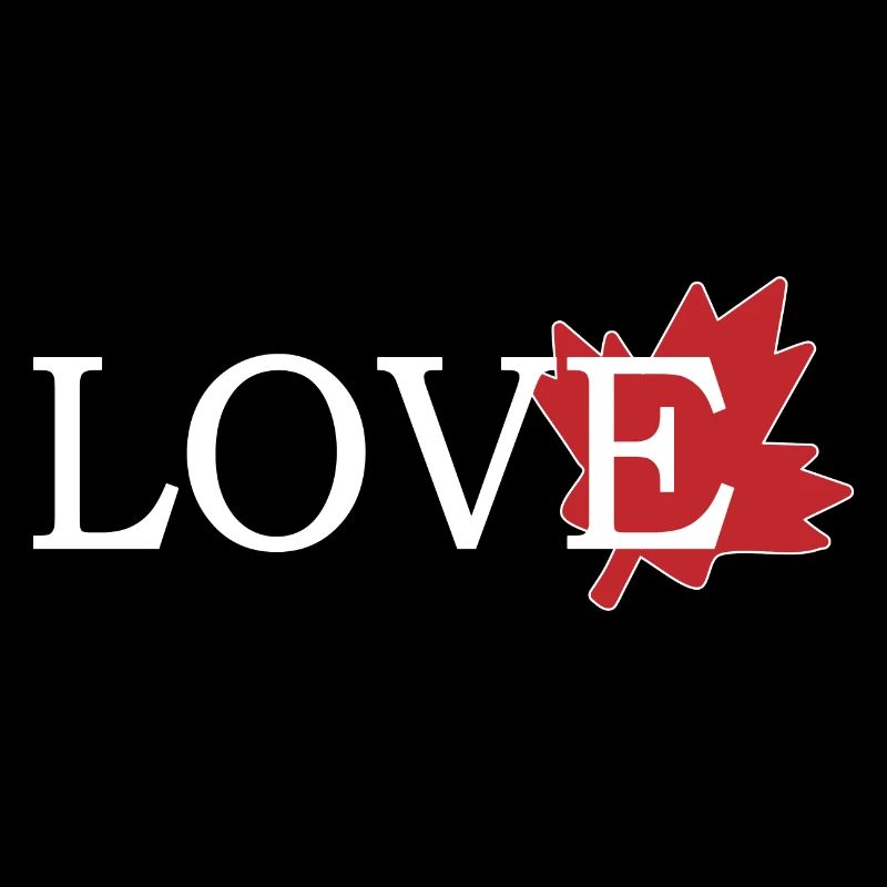 Amour Feuille d'érable du canada