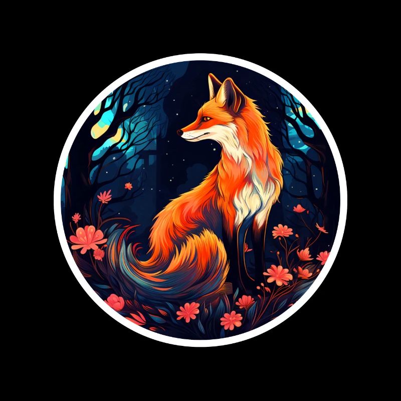 Pack animals: foxes, foxes, forest dwellers, forest animals