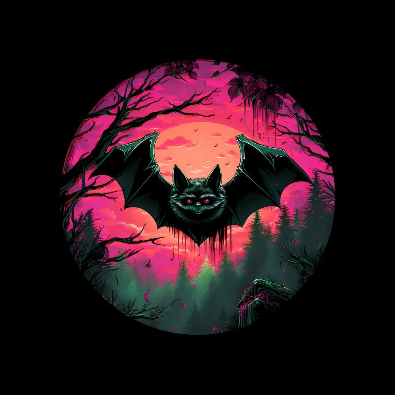 Bat Bats Flying Foxes Halloween