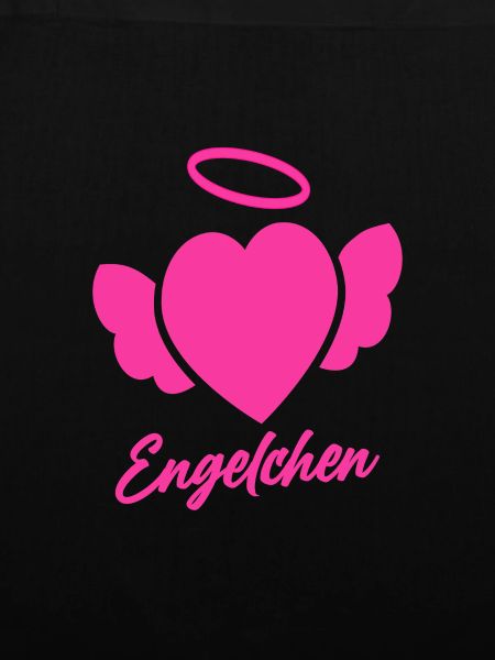 Engelchen mit Herz und Heiligenschein