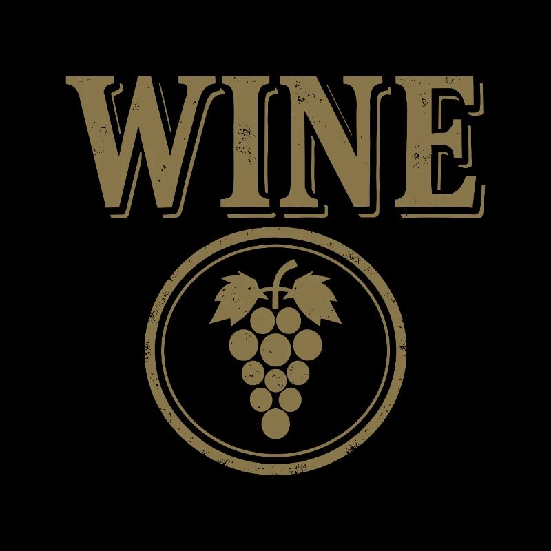 WINE Trauben Emblem