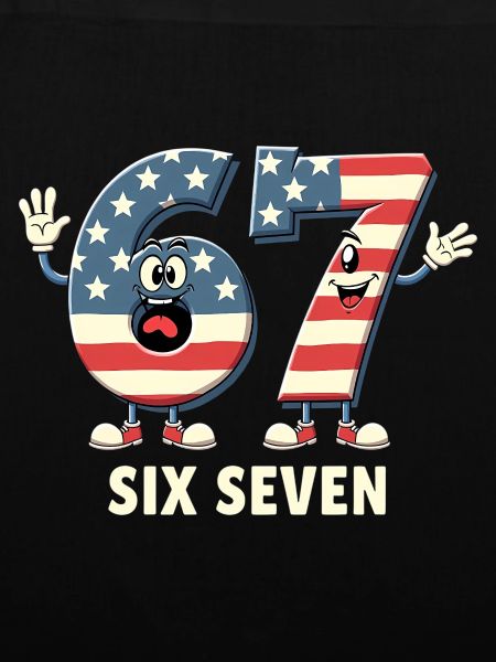US Flag 67 Memes Six Seven