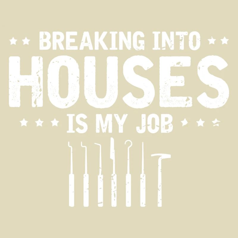 Burglar Locksmith Locking Technician Design