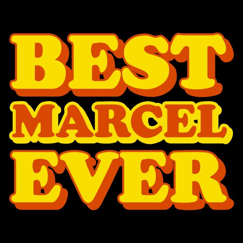Drôle de cadeau avec prénom Marcel