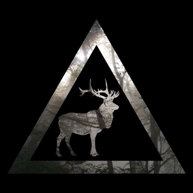 Mystical Forest Deer Triangle