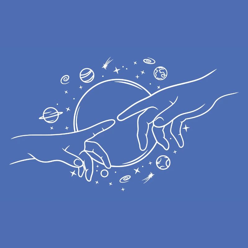 Astrologie Les mains touchent les doigts