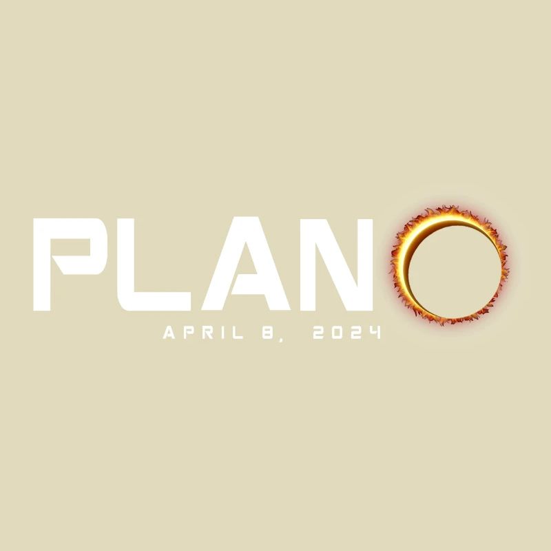 Plano Texas 2024 Eclipse Souvenir 8 avril