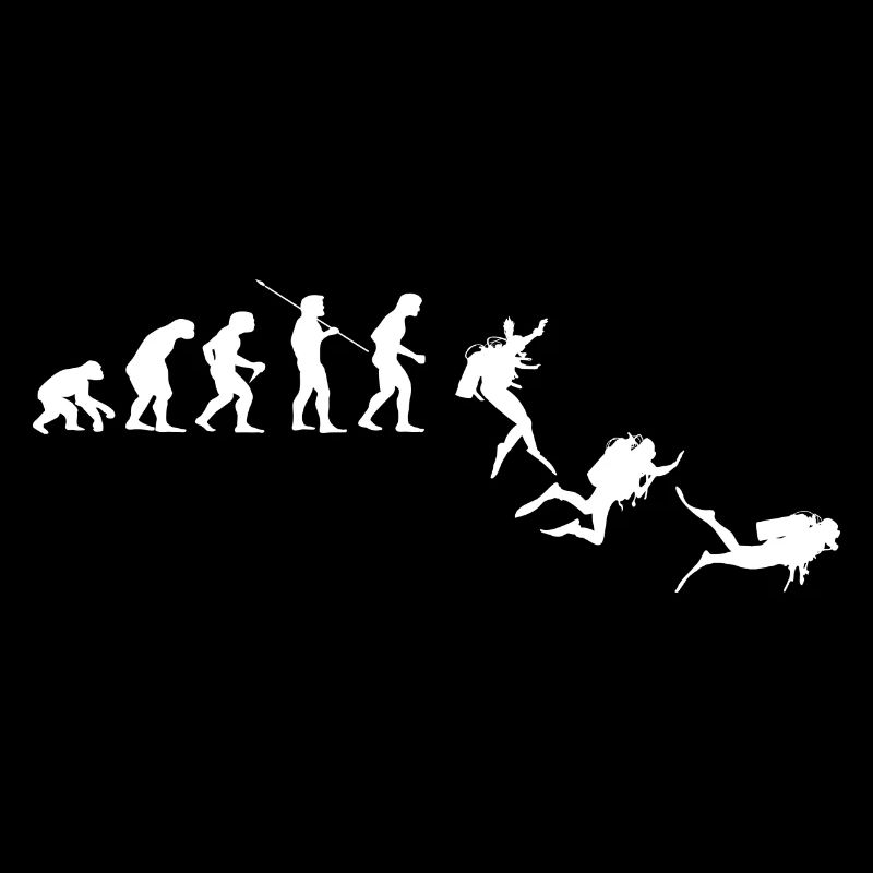 Tauchen Evolution Taucher Geschenk