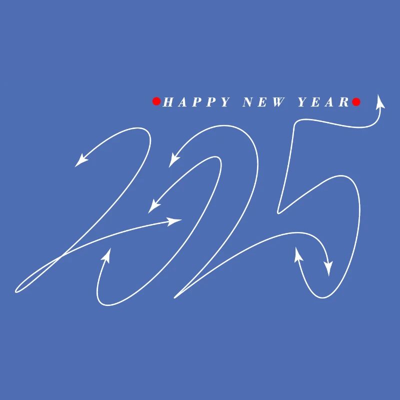 Neujahr 2025 Glück