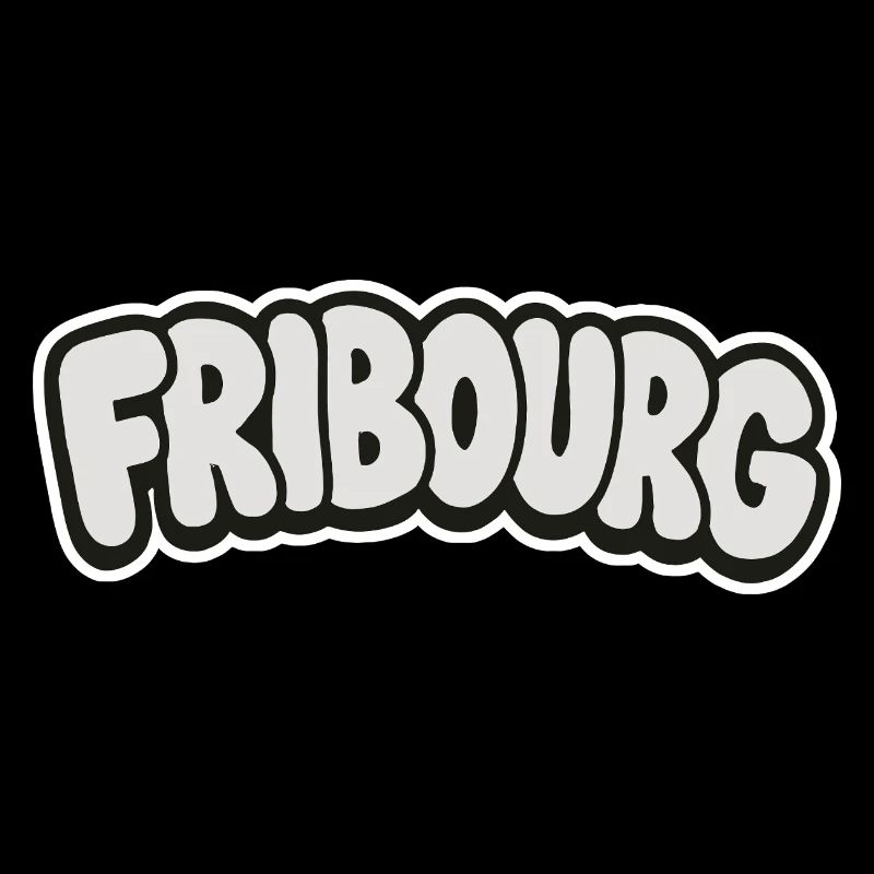 Fribourg CH bubble style Graffiti
