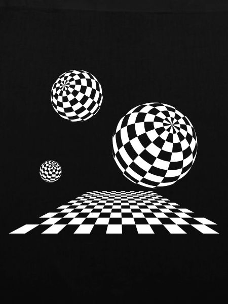 Checker Sphere Traumlandschaft