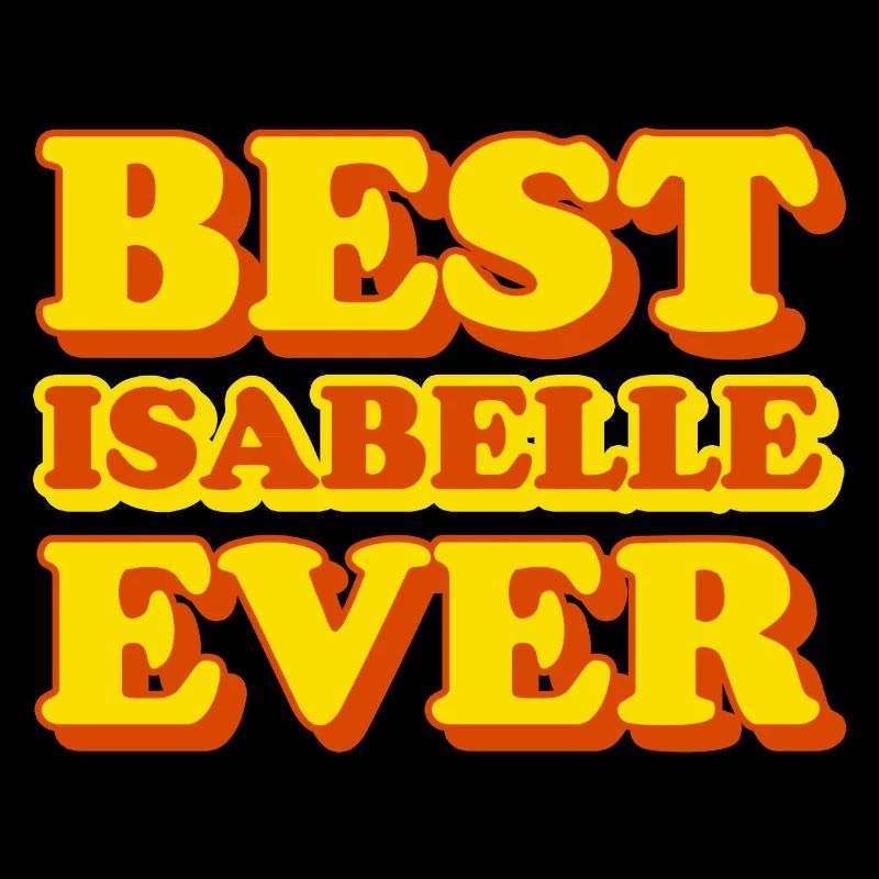 Funny gift with first name Isabelle