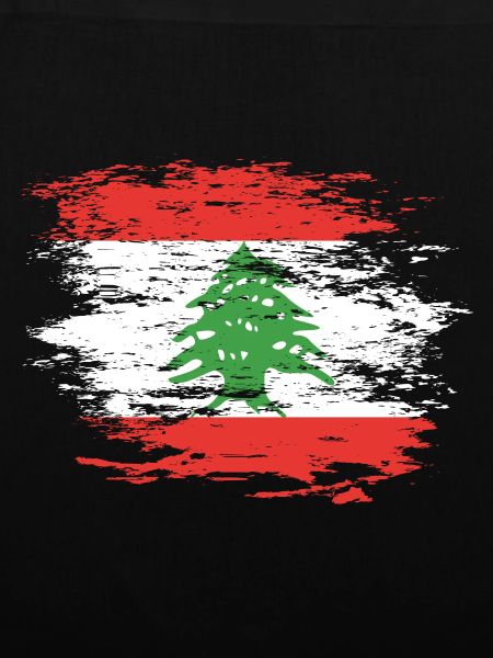 Libanon Flagge used