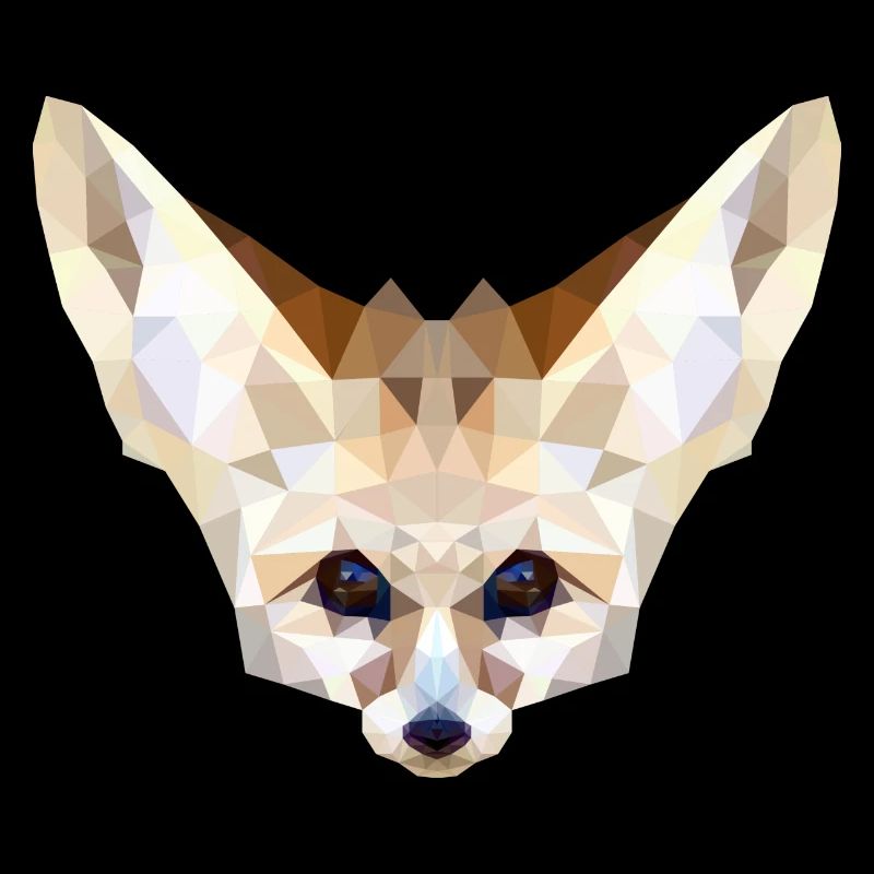 Fennec low poly
