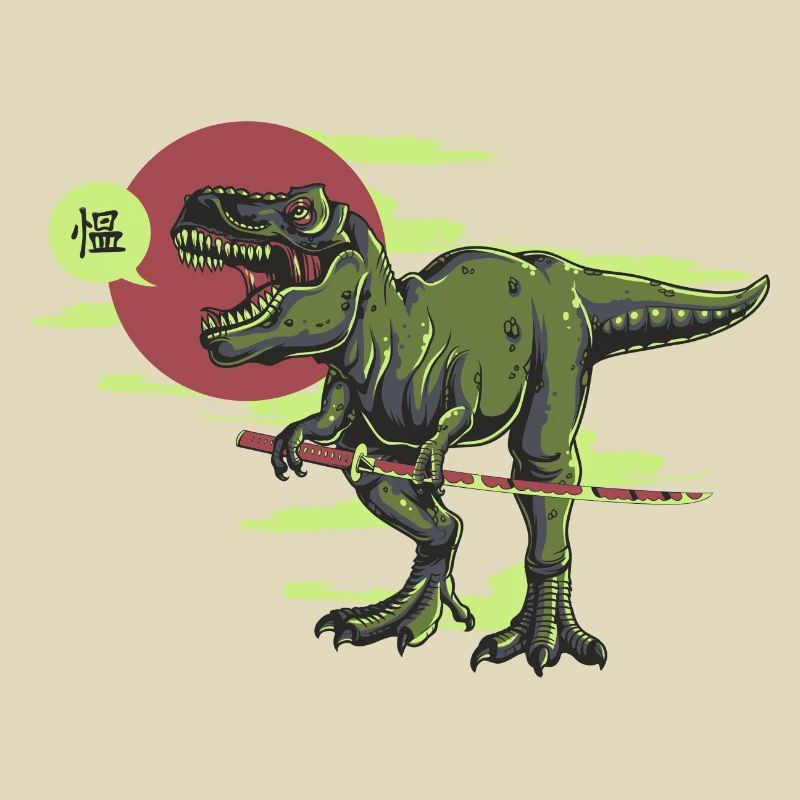 Samurai Rex Dinosaurier