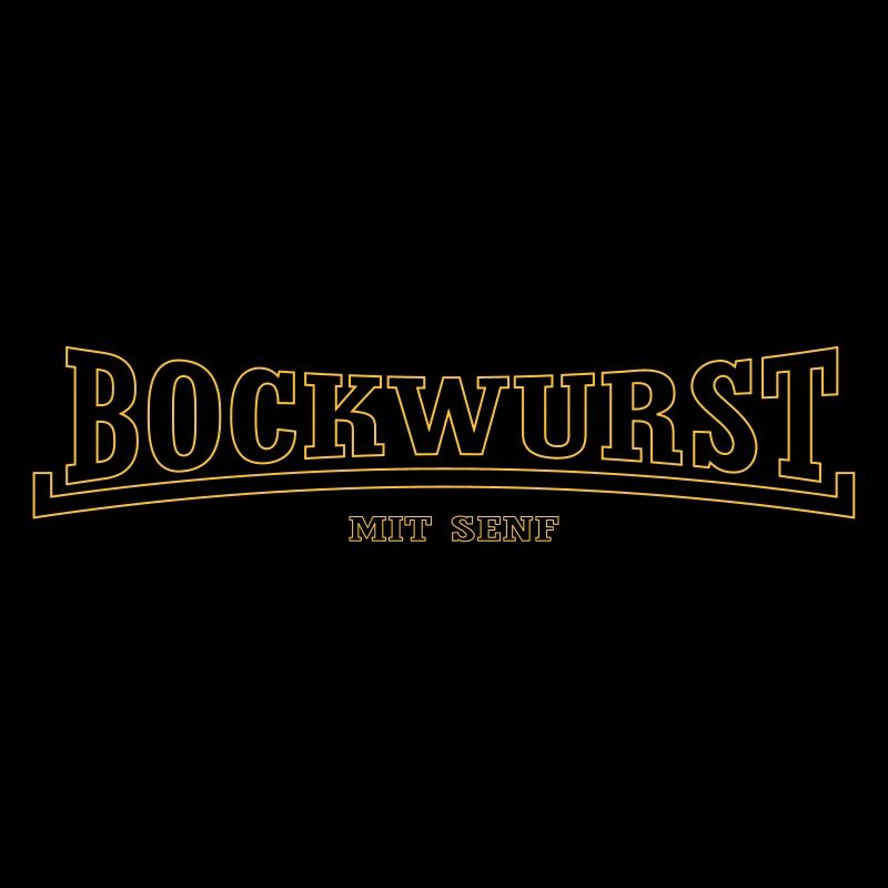 Bockwurst mit Senf