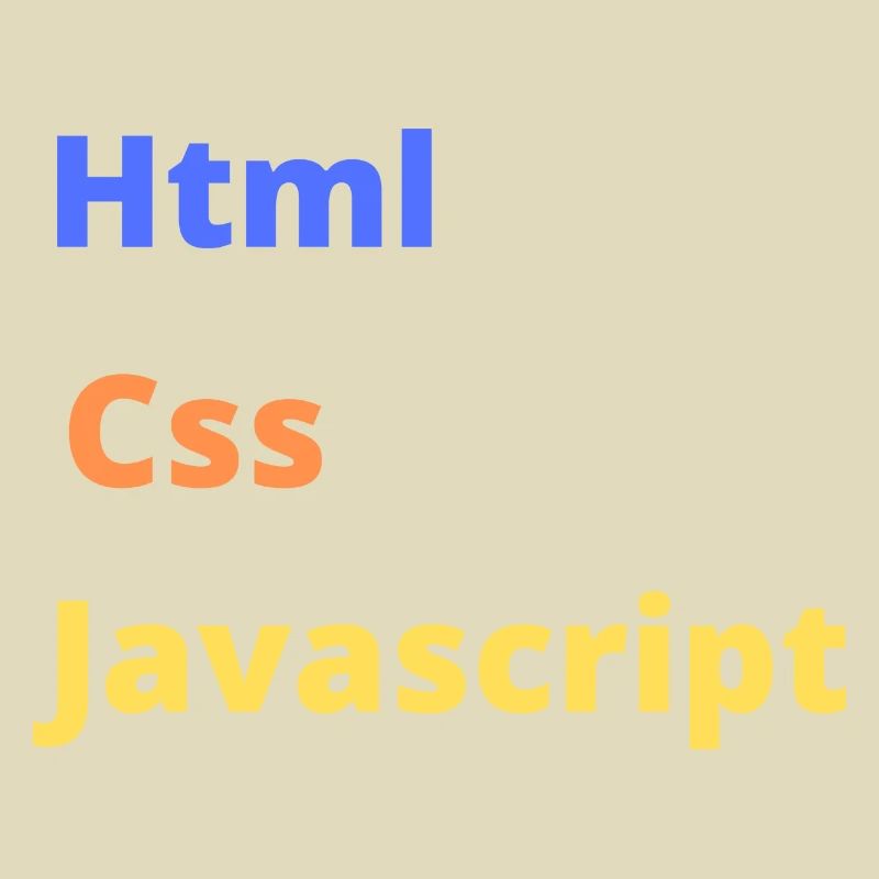 Html css javascript