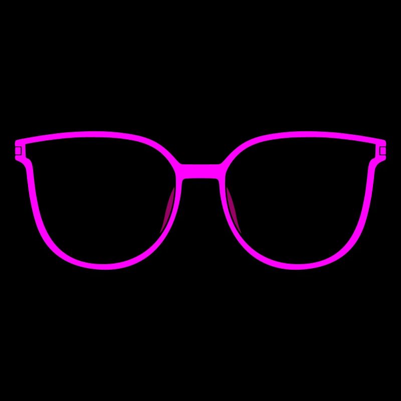 Glasses Cateye (colors changeable)