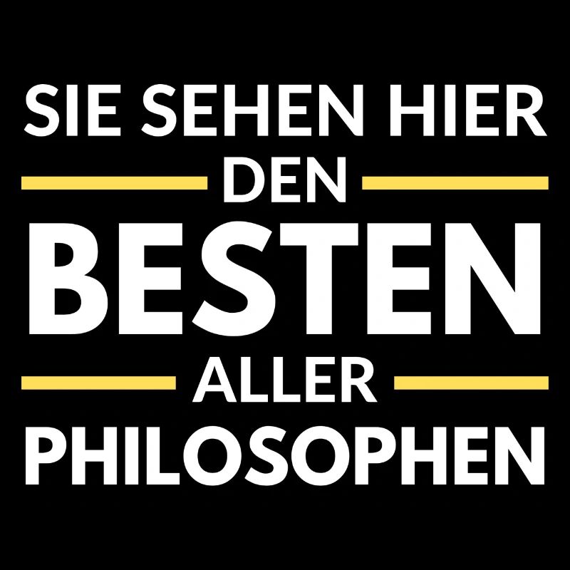 Sie sehen hier den Besten aller Philosophen