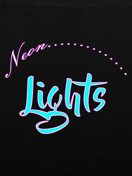 Neon Lights Lettering