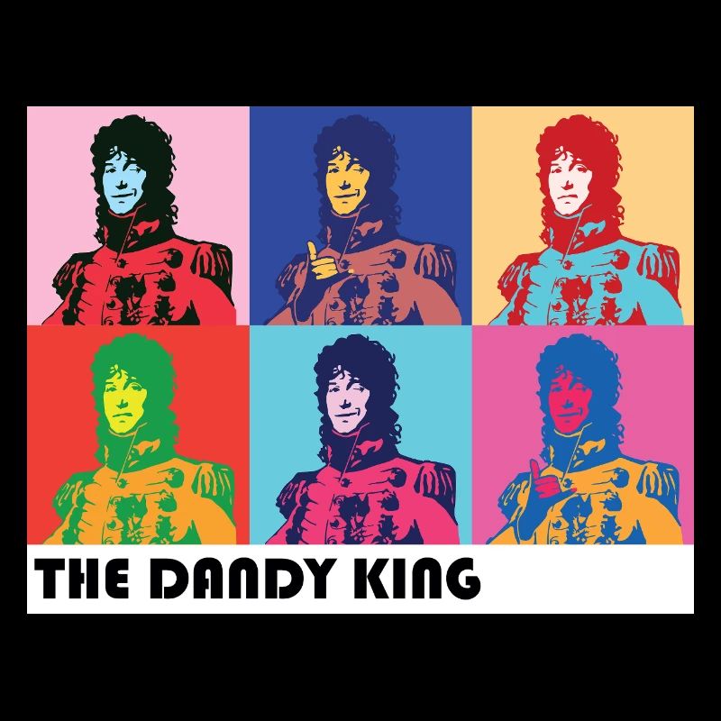 Dandy King Pop Art Portrait