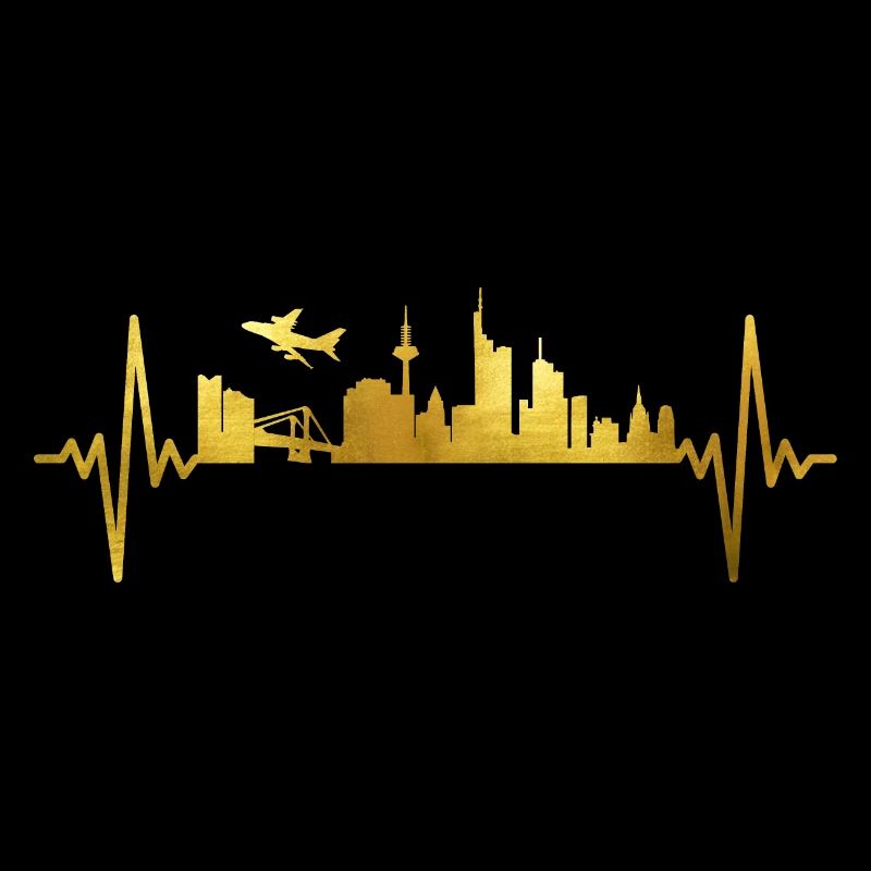 Frankfurt Skyline Herzschlag