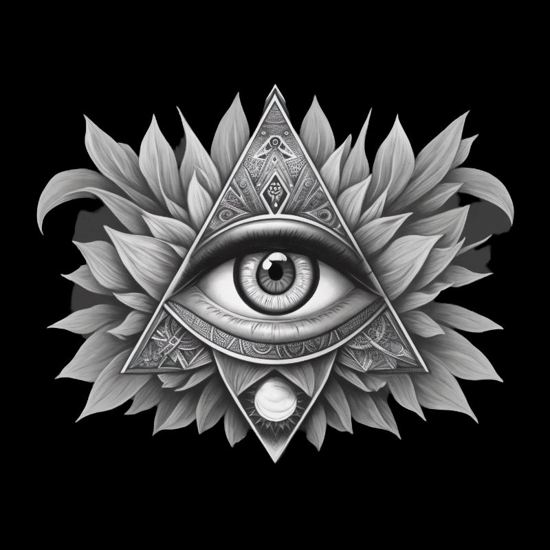 Illuminati Pyramide Triangle Oeil Franc-Maçon