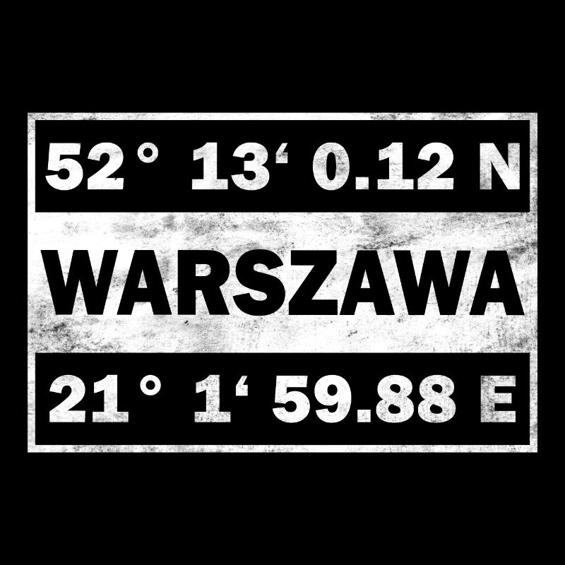 Warszawa coordinates Poland Warsaw