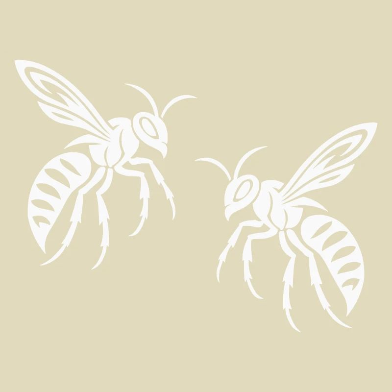 Biene Wespe