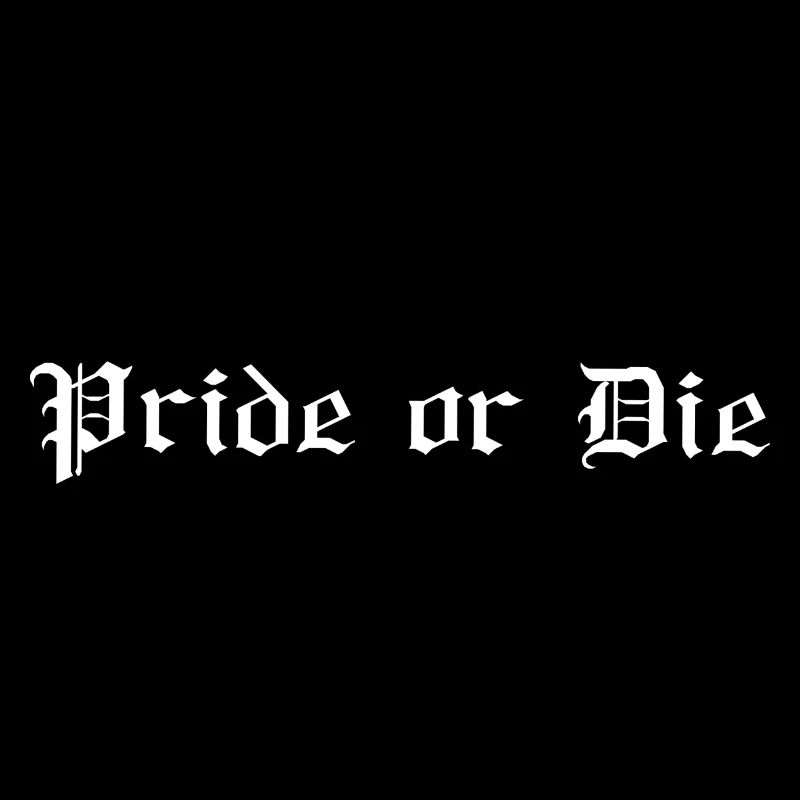 Pride or Die white