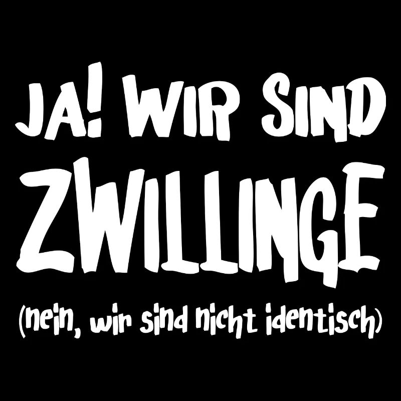 Ja, wir sind Zwillinge