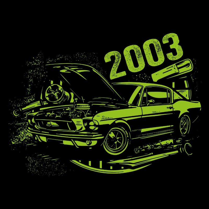 2003 Geburtstag Oldtimer Modell 2003 Vintage 2003