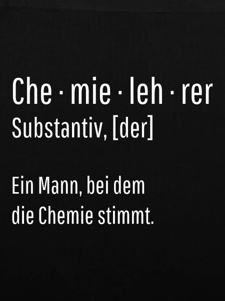 Chemielehrer Substantiv Definition Geschenk