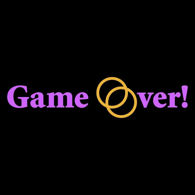 Game over Hochzeit Ehepaar Braut Bräutigam Ringe