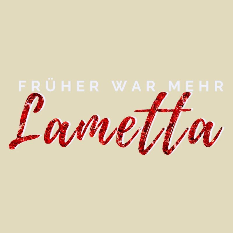 Weihnachtspullover - Früher war mehr Lametta