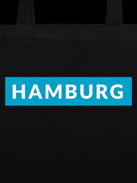 Hamburg auf blau