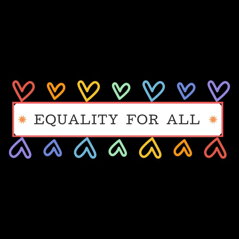 Equality for all Pride merch
