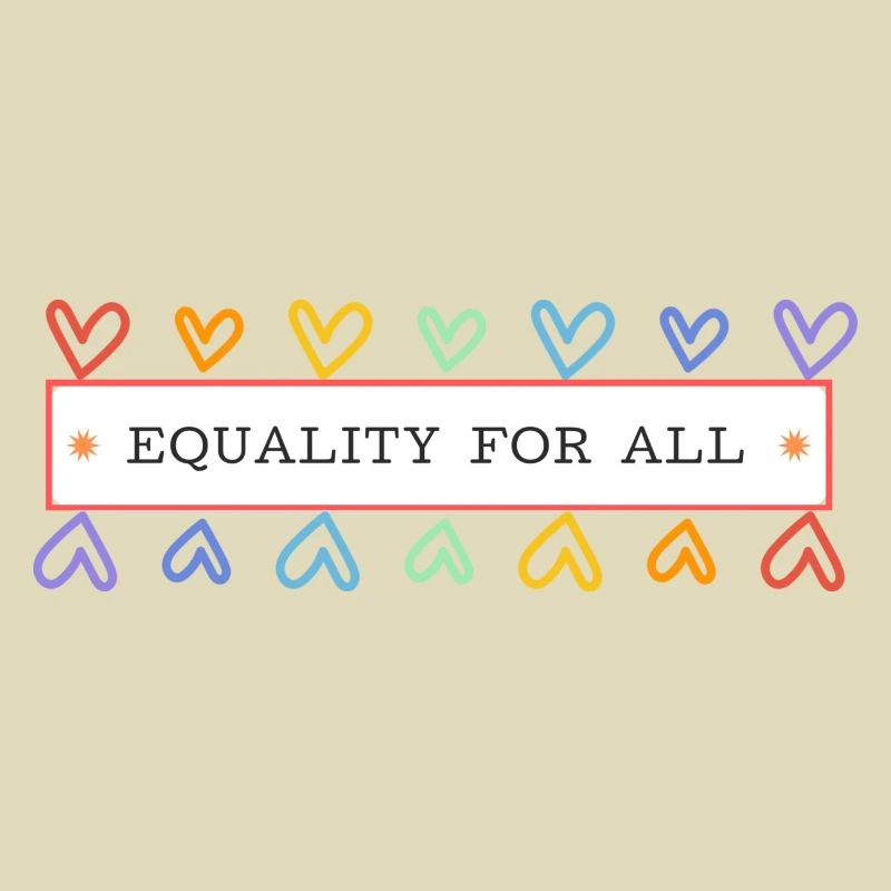 Equality for all Pride merch