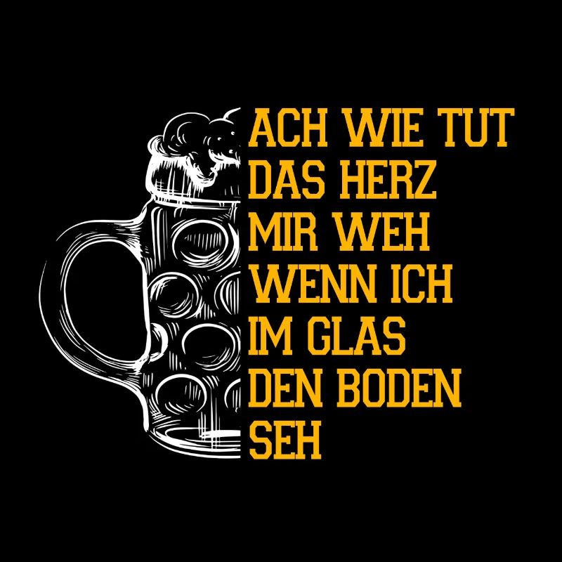 Bier Spruch Maßkrug Maßbier