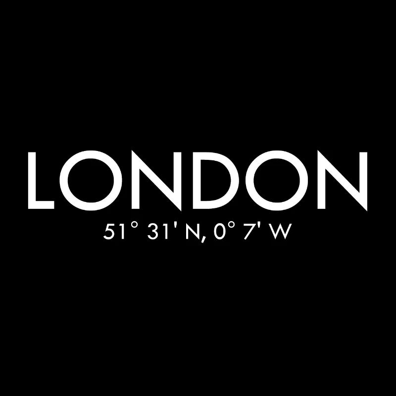 Londres - Coordonnées - Latitude - Longitude - GB