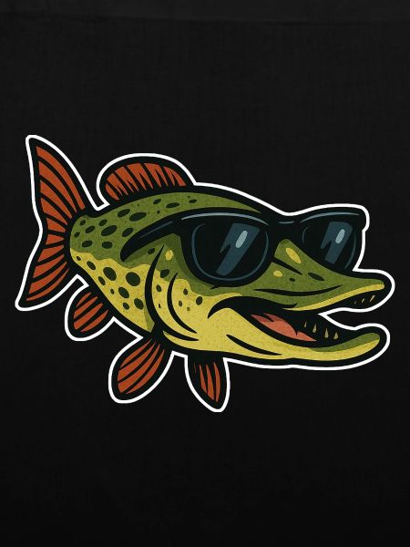 Pike with sunglasses