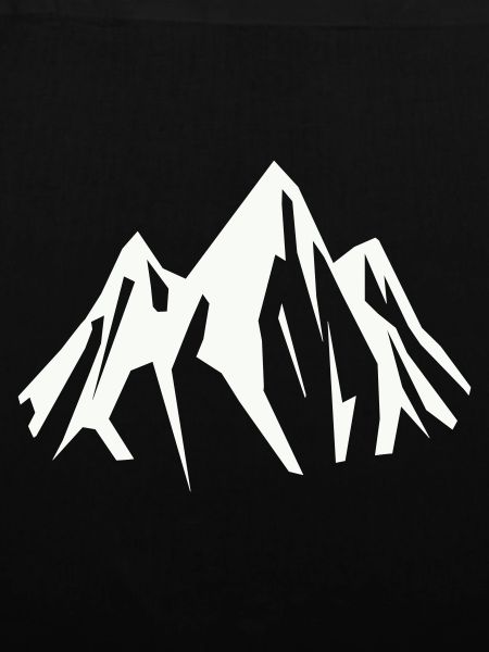 Spitzengipfel Silhouette