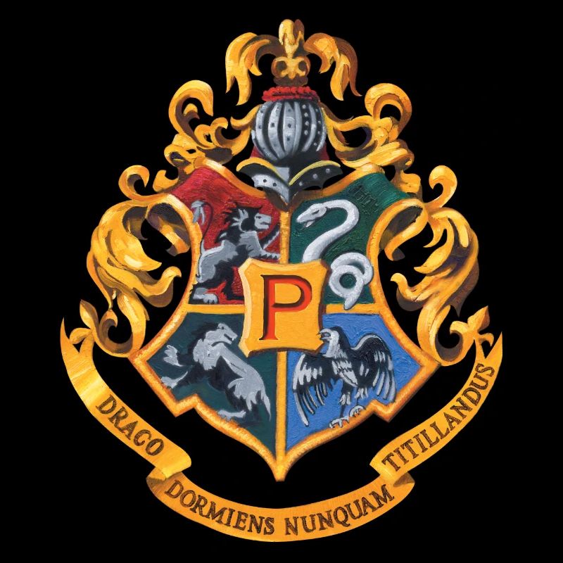 Harry Potter Hogwarts Emblem Malerei