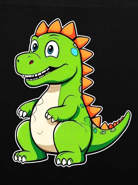 Cute Comic Dinosaur