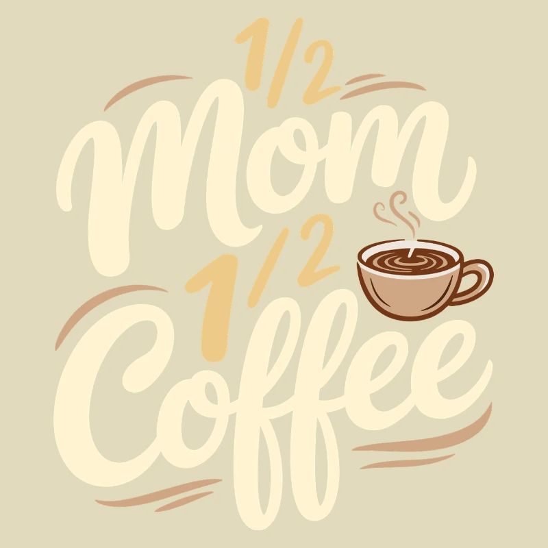 Mutter Koffein Halb Mama Halb Kaffee